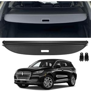 Retractable Trunk Cover Compatible with Lincoln Corsair 2020-2024 20025 2026 Cargo Cover Rear Trunk Security Cover Corsair Accessories Privacy Screen