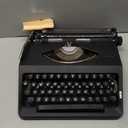Vintage Manual Typewriter with Ribbon for Typing, Smooth Creative Writing, Letters and Notes, Retro Mechanical Portable Typewriter Machine for Sale, Ideal for Writers, Collectors and Retro Enthusiasts