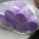 Hanaive 6 Pack Jumbo Floating Pool Noodles Foam Tube 55 x 3.5 Inches Swimming Bright Thick Pool Noodle Bulk Float Heavy Duty for Swim DIY Outdoor Craft Projects (Purple)