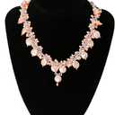 Black Velvet Jewelry Necklace Bust Display Stand - 9 Inch Organizer for Retail Store and Home Use