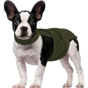 QBLEEV Female Dog Diapers with Adjustable Suspenders – Washable Sanitary Panties for Dogs in Heat or Incontinence, Escape-Proof Reusable Pet Period Underwear Onesie (XS（Back Length:8.7"))
