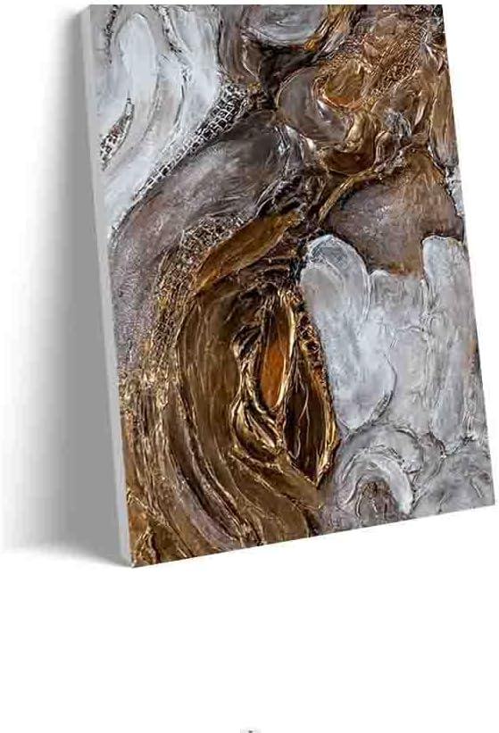 HUANGJW Original paintings on canvas, large murals, picture frames, abstract murals,picture for bedroomfor the gorgeous look of the apartment12x16inch (red-8)