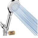 FASDUNT Shower Head with Handheld, High Pressure Handheld Shower Head with 80" Extra Long Stainless Steel Hose & Adjustable Bracket, Showerhead with ON/OFF Switch for Pets Bath