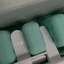 Popsicle Molds 10 Pieces Silicone Ice Pop Molds Popsicle Mold Reusable Easy Release Ice Pop Maker(10 Cavities-Green)