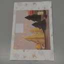 Paper Christmas Tree, 4 Pcs Paper Christmas Ornaments Party Decorations, 3D Honeycomb Xmas Trees, Holiday Home Decor, Christmas Table Centerpiece (White&green)