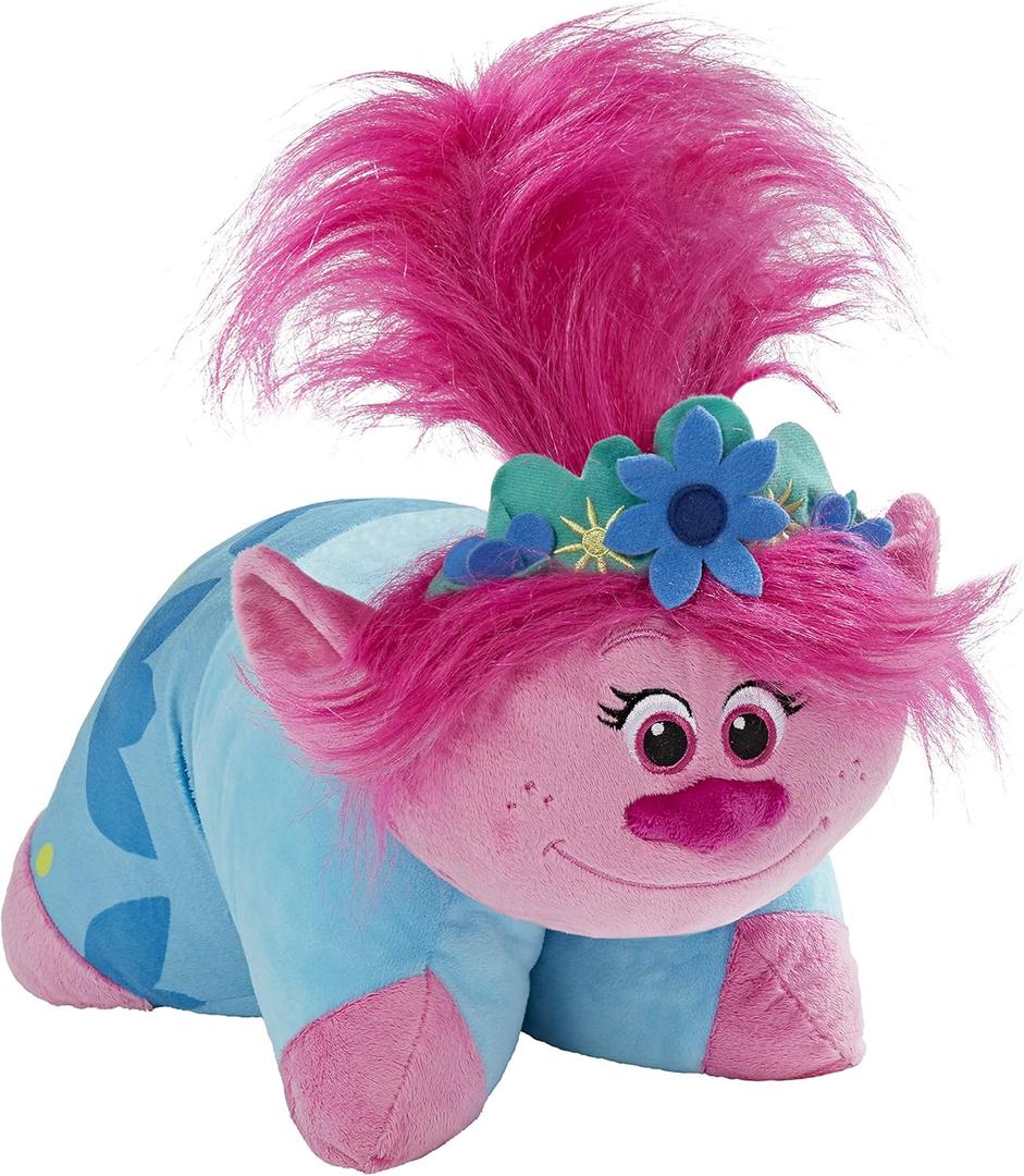 Pillow Pets DreamWorks Poppy Stuffed Animal  Trolls World Tour 16 Plush Toy