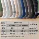 Easy On/Off Moderate Compression Socks Bamboo Viscose - 15-20 mmHg Knee High Support Socks, Soft Sole & Seamless Toe