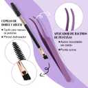 B&Q Lash Clusters Kit 280PCS Eyelash Clusters Kit,30D 40D D 9-16MIX Individual Lash Comfortable Eyelash Extension Set, Classic Look with Bond and Seal Waterproof, Remover DIY at Home(Set,30D+40D)
