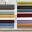Superior Egyptian Cotton Solid Pillowcases, King, Blush, 2-Piece Set