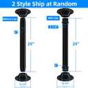 29" RV Table Base Mount and RV Table Legs,Camper Tables Base Mount Pedestal Flange and Dinette Legs Pole for Camper Trailer Motorhome, Tables and Floor Mounting, Includes Mounting Screws, Aluminum