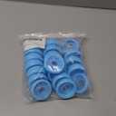 Blue Baby Bottle Nipples 20-Pack  Universal Fit, BPA-Free, Anti-Colic Design, Infants, and Toddlers (20 Count, Pack of 1, Slow Flow)