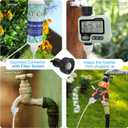 Misters for Outside Patio,Misting System for Cooling Outdoor,50Ft (15M),Water Mist Hose DIY Kit for Porch,Canopy,Deck,Umbrella,Garden,Greenhouse,Yard,Plants,Trampoline Sprinkler Accessories for Kids