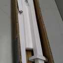 Handrails for Outdoor Steps, Metal Stair Railing Hand Rails, 2 Step, White