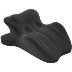 Ergonomic Memory Foam Wedge Pillow, Memory Foam Support Pillow, 27 Ergonomic Contoured Lounger Cushion for Back, Lumbar and Body Support, Multi-Functional Comfort Pillow (Black)
