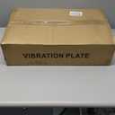Vibration Plate Exercise Machine Weight Loss, Full Body Workout Vibration Plate Lymphatic Drainage, 199 Adjustable Speeds Power Shaping Vibrating Plate 450 Lbs Capacity Fitness Platform (Black)