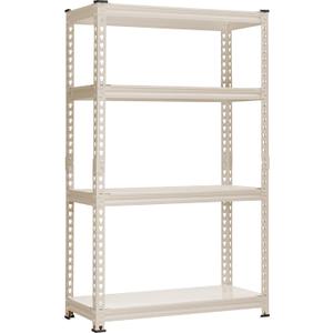 PrimeZone All Metal 28" W x 12" D x 59" H Storage Shelves - 4 Tier Adjustable Pantry Closet Storage Shelving Unit, Heavy Duty Utility Rack Shelf Organizer for Kitchen Garage Shop Office, White