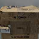 Donner MT-1 Portable PA System, 300W Wireless BT Speaker Sound Amplifier, 4-6h Outdoor Use, with Two 2.5" Trebles, 8" Woofer, Support TRS 6.35/USB/AUX/Mic Inputs