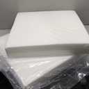 FoamRush 2'x2'x4" Upholstery Foam Cushion High Density (Chair Cushion Square Foam for Dinning Chairs, Wheelchair Seat Cushion Replacement)