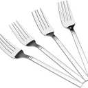 12-Piece Stainless Steel Dessert Forks, Small Fork