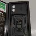 for Samsung Galaxy A06-4G Case with [2 Pack] Tempered Glass Screen Protector, for Galaxy A06 Heavy Duty [Military-Grade] Protectivewith Kickstand Ring Holder Holder Phone Case