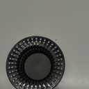 Bathtub Drain Hair Catcher, Shower Hair Drain Catcher Upgraded Protector with Silicone & Stainless Metal Designed for Pop-Up and Regular, Effective Without Slowing Drainage (Inky)