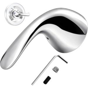 Delta Shower Handle,RP48717 Shower Handle Replacement,for Delta 1300/1400 Series Tub Faucets,Metal Lever Single Faucet Handle,Shower Faucet Handle,Chrome