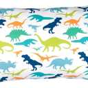 3 Piece Dino Sheet Set, Twin Size, Multicolored (3 Count (Pack of 1), Green)