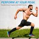 2 x 3-Pairs Compression Socks for Women Men (15-20 mmHg), Compression Stocking for Swelling, Nurse, Flight