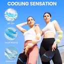 Pickleball Holder Sleeves (L(15"-20"Bicep), 2 Pairs - White + Black)