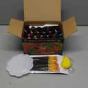 40 Pcs Metallic Acrylic Paint Set with 12 Brushes, 2 Knives & Palette, 24 Colors (2oz/60ml) - for Adults, Artists & Beginners - Canvas Ceramic Rock Wood Pumpkin Painting Kit