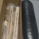 Zakkart Cat Perch for Window Sill with Bolster - Orthopedic Hammock Design with Premium Hardwood & Robust Metal Frame - Cat Window Seat for Large Cats and Kittens - Natural Color Wood Gray Bed, 24''W