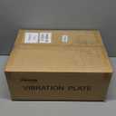 TISSCARE Vibration Plate Exercise Machine Mini Vibrating Plates for Lymphatic Drainage and Weight Loss, 400Lbs Capacity Full Body Power Shake Workout Platform for Home Cardio Fitness