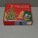 Christmas Tree Candles, 12 Pack Flameless Taper Candles for Christmas Tree Decor, Battery Operated with Remote Flickering LED Candles with Clear Crystal Ball Gold Hook for Xmas Gift Wedding Home Decor