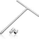 Neiko 01135A 3/8-inch Drive T-Handle Wrench with Long Reach | Chromium Vanadium Steel