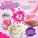 Slime Kit | Glitter Galz Birthday Gifts for Girls Ages 6+ | DIY Make Your own Slime Birthday Party 42 Mix-ins | Arts and Crafts | Slime-Making kit | Slime Activator | Sensory Gifts for Teens, Large