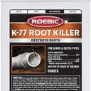Roebic K-77 Granular Tree Root Killer, Chemical Septic System, Drain Field and Sewer Line Pipe Clog Remover and Root Destroyer, Safe for Bathroom Toilet, 32 oz