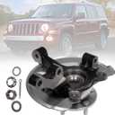 698-410 Front Right Steering Knuckle & Hub Bearing Assembly Replacement Passenger Side for Dodge Caliber 2008-2012, Jeep Compass 2007-2017, Jeep Patriot 2007-2017