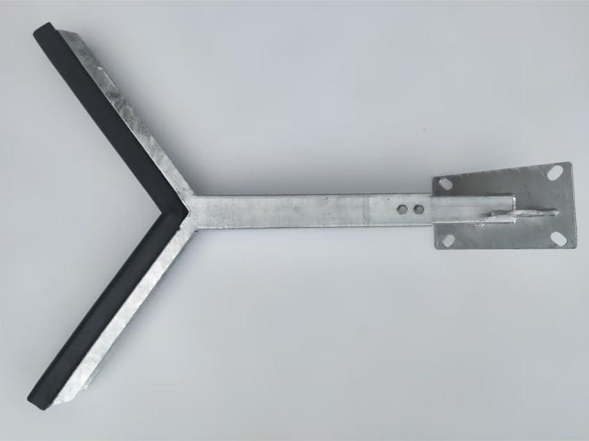Hot Galvanized Bow Rest Catcher Assembly for Boat Trailer Adjustable,Post Covered with Marine Rubber,Hot dip galvanizing,Rust-Proof Marine-Grade Assembly