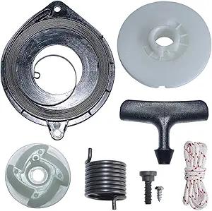 AUMEL 540057502 Recoil Starter Kit for Husqvarna 140 340 345 435 440 445 450E Chainsaw Parts with Pulley Spring Grip Rope fits Replacement Parts 505647301 537423201