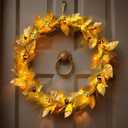 BlcTec Fall Decorations for Home 12.8FT 40 LED Fall String Lights with Acorns & 3D Pumpkins, Battery Operated Harvest Fairy Light with Timer for Indoor Outdoor Halloween Thanksgiving Autumn Fall Decor