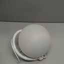 Shroommate Clip On Light and Bed Headboard Lamp, Bedside Table Lamp for Dorm, College Dorm Room Essentials, Night Light for Kids Nursery, Clip on for Desk, MultiColor LEDs, Adapter Included (White)