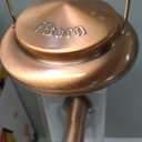 iBorn Metal Bird Feeders Brushed Copper Wild Bird Feeder for Outdoors Hanging All Metal Brushed Copper Finishing 14 Inch 6 Port (Seed is Not Included)