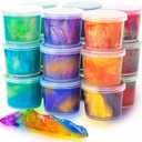 24 Pack Mini Slime, Galaxy Slime Party Favors, Stretchy Slime Kit for Classroom Prizes, Christmas Stocking Stuffers, Goodie Bag Stuffers,Easter Basket Stuffers for Kids Boys Girls 5-12