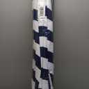 Blissun 7.5 ft Patio Umbrella, Yard Umbrella, Outdoor Market Umbrella with Push Button Tilt Crank (Blue&White)