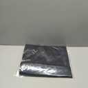 Waterproof Fabric Shower Curtain Liner - Soft & Light-Weight Cloth Shower Curtain with 3 Bottom Magnets, Hotel Quality & Machine Washable - Standard Size 72x72, Color Block Black and White