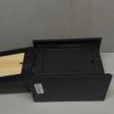 Cremation Urns for Human Ashes Adult Male Female, Women Man Large 250 lbs Decorative Memorial Urn for Ashes Dad Mom, Burial Funeral Wooden Urn, Black, VT-U002