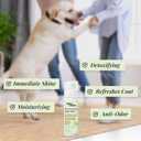 Cleansing Hair and Body Spray for Dogs - 5.1 Fl Oz of Dog Deodorizer, Long Lasting Formula - Everyday Body Spray with Aloe, Lemongrass Oil, and More - Made in The USA