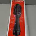 REVLON One-Step Volumizer Hair Dryer and Styler with Improved Motor  Easy Salon-Style Blowouts  Less Frizz, More Shine, and Reduced Heat Damage, for all Hair Types and Lengths (Black) (1.0 VOLUMIZER UPDATED MOTOR LIFE)