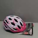 Bell Cadence Pink/White Checkers Bicycle Helmet, Ages 5-8