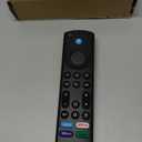 Replacement Remote for All Fire Series, TV Stick (HD, 4K, 4K Max, Lite), TV Cube and Omni, Insignia, Toshiba, Smart TVs, with Voice Control